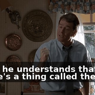 until he understands that there's a thing called the law.