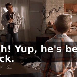 Ooh! Yup, he's been back.