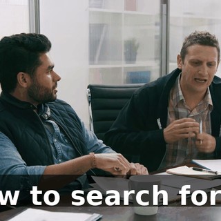 how to search for it.