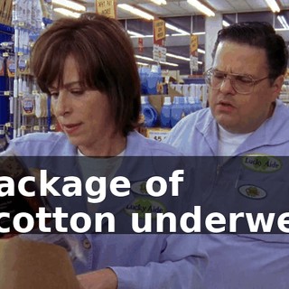 A package of all-cotton underwear?
