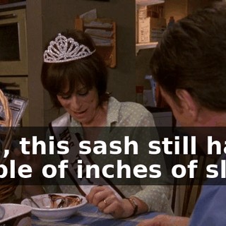 Well, this sash still has a couple of inches of slack.
