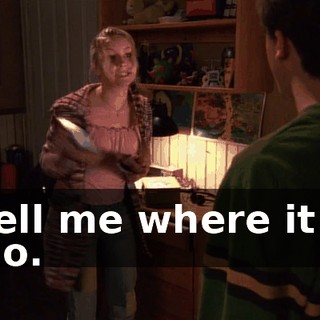 - Tell me where it is. - No.