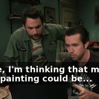 Dude, I'm thinking that maybe that painting could be...