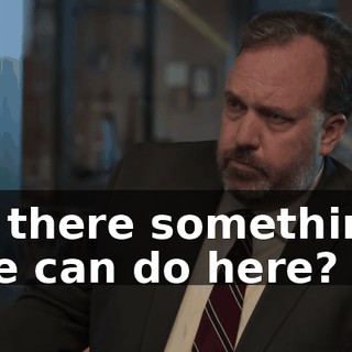 Is there something we can do here?