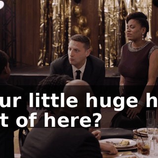 your little huge hog out of here?