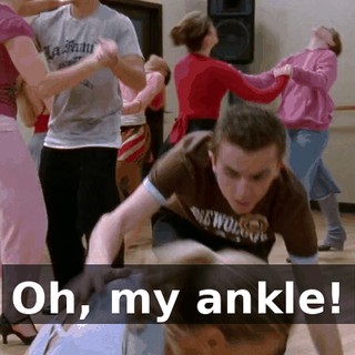 Oh, my ankle!