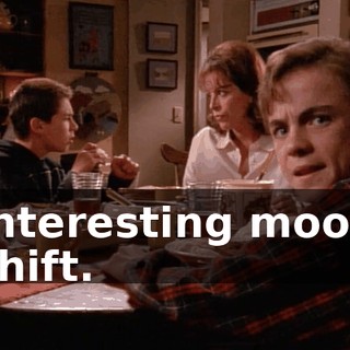 Interesting mood shift.