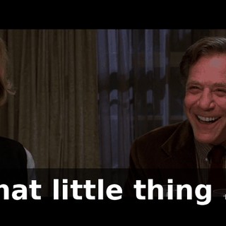 That little thing ...