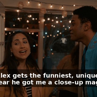 Matt Alex gets the funniest, unique stuff. Last year he got me a close-up magician.