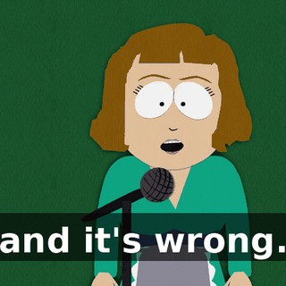 and it's wrong.