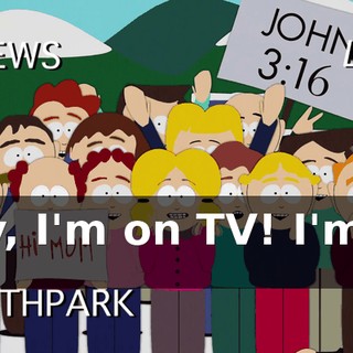 Hey, I'm on TV! I'm on TV!