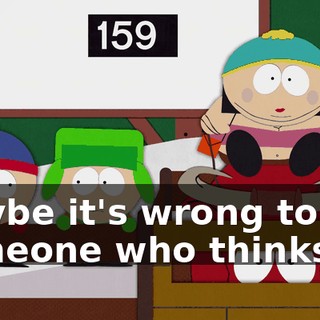 maybe it's wrong to put someone who thinks