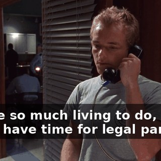 I have so much living to do, I don't have time for legal parking.