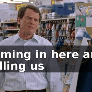 coming in here and telling us