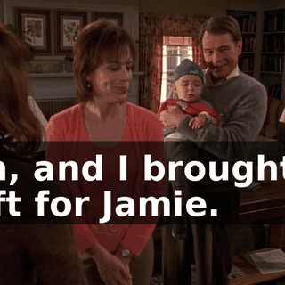 Oh, and I brought a gift for Jamie.
