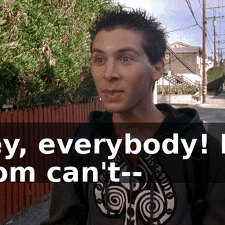 Hey, everybody! My mom can't--