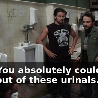 No. You absolutely could not eat out of these urinals.