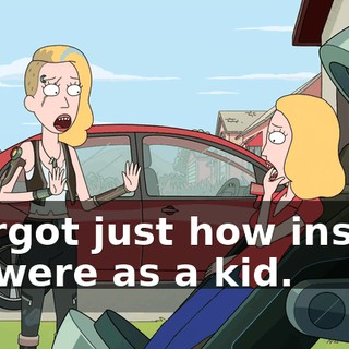I forgot just how insane we were as a kid.