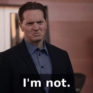 I'm not.