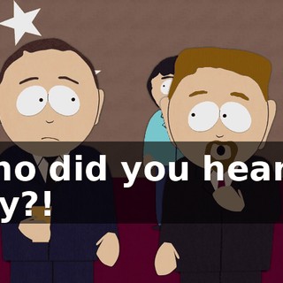 Who did you hear is gay?!