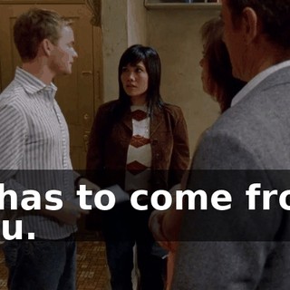 It has to come from you.