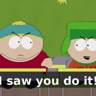 I saw you do it!