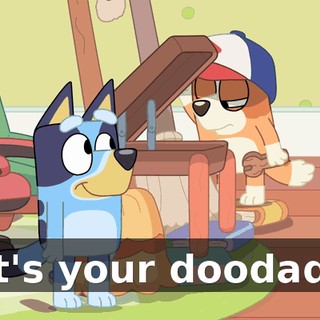 It's your doodad.