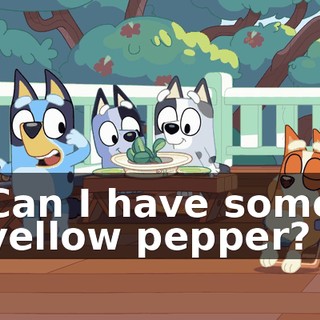 Can I have some yellow pepper?