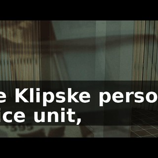 The Klipske personal office unit,