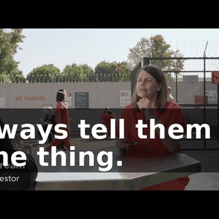 I always tell them the same thing.