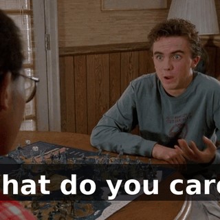 What do you care?