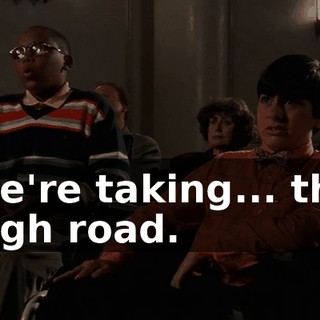 We're taking... the high road.