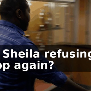 - Is Sheila refusing to poop again?