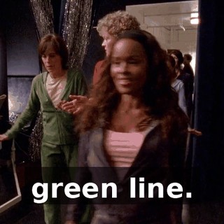 green line.