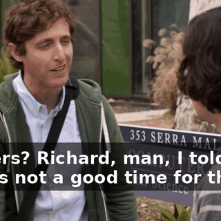 Servers? Richard, man, I told you, now is not a good time for this.