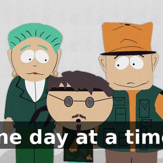 one day at a time.