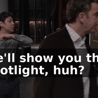 we'll show you that spotlight, huh?