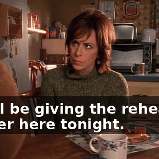 You'll be giving the rehearsal dinner here tonight.