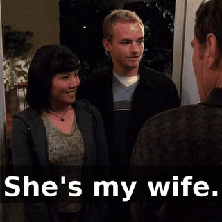 She's my wife.