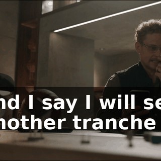 and I say I will sell another tranche