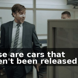 Those are cars that haven't been released yet.