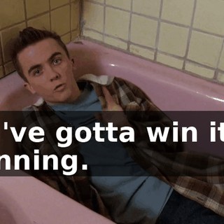 You've gotta win it on planning.