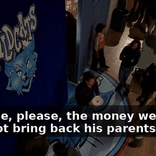 People, please, the money we raise cannot bring back his parents,
