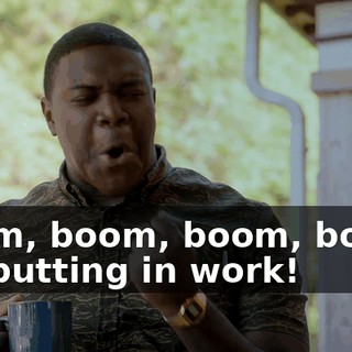 Boom, boom, boom, boom! I'm putting in work!