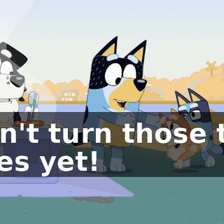 Don't turn those top ones yet!
