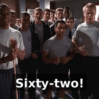 Sixty-two!