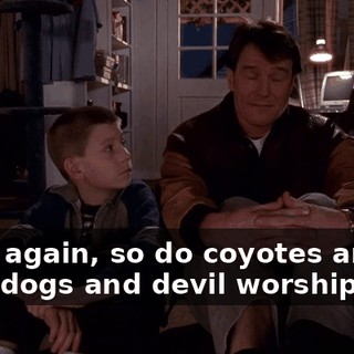 Then again, so do coyotes and feral dogs and devil worshippers.