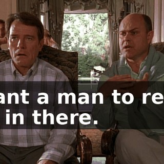 I want a man to really get in there.