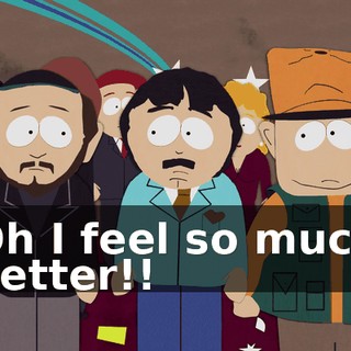 Oh I feel so much better!!