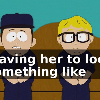 leaving her to look something like